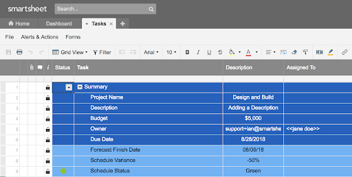 Profile Data example.