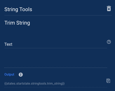 Trim String (Recortar cadena)